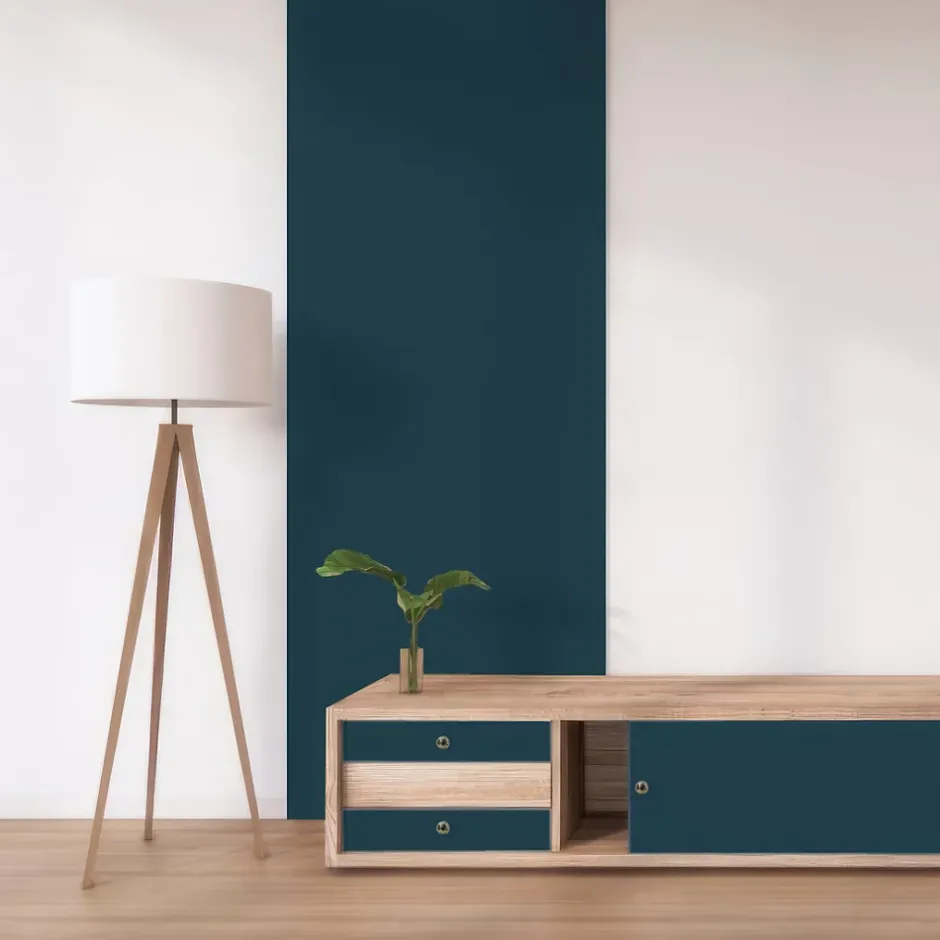 Panneau mélaminé Ninna prédécoupé bleau abysse 280X60X2.2cm-