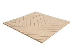 Panneau mural - Finition bois naturel clair - Pack de 1 m² - Lot de 4 pièces - VELTON-Vente-unique Sale