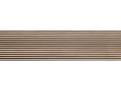 Panneau Mural Acoustique en Bois - 240x60,5x2,2 cm - Noyer Naturel - A Lattes - Panneau Tasseau de Bois Naturel-Quiet Wall Sale