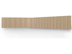 Panneau mural 3D - Pack de 3,71 m² - Coloris bois naturel clair - Lot de 8 pièces - TATIANA-Vente-unique Clearance