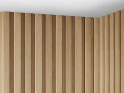 Panneau mural 3D - Pack de 2.83 m² - Coloris bois naturel - Lot de 8 pièces - FLINT-Vente-unique Online