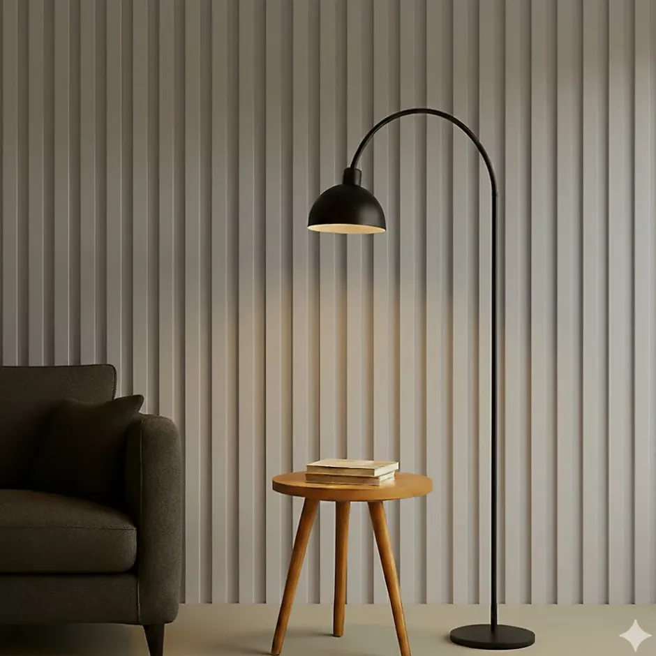 Hardwarexchange Panneau mural 3D Profil MIDDLE WAVY Gris perle mat 2760x750x12 mm