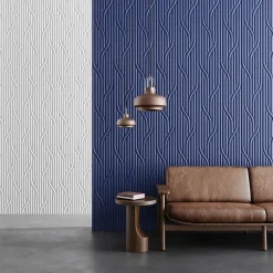 Orac Decor Panneau mural 3D motifs fluides - - L200xp1.6xH25cm - W213