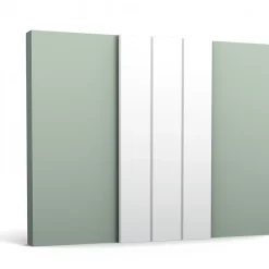 Panneau mural 3D motifs répétitifs - - L260xp1.3xH25cm - WX205-2600-Orac Decor Best