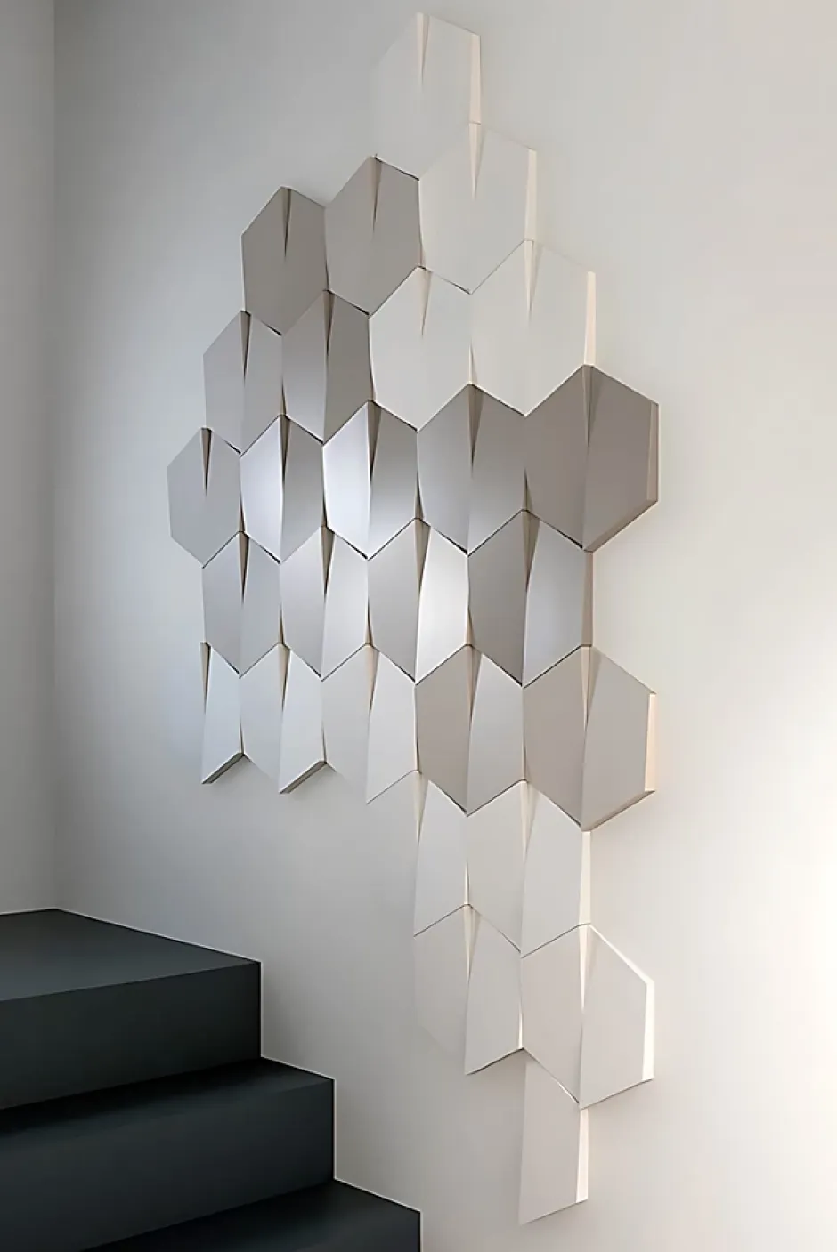 Panneau mural 3D TRAPEZIUM W101-Orac Decor Outlet