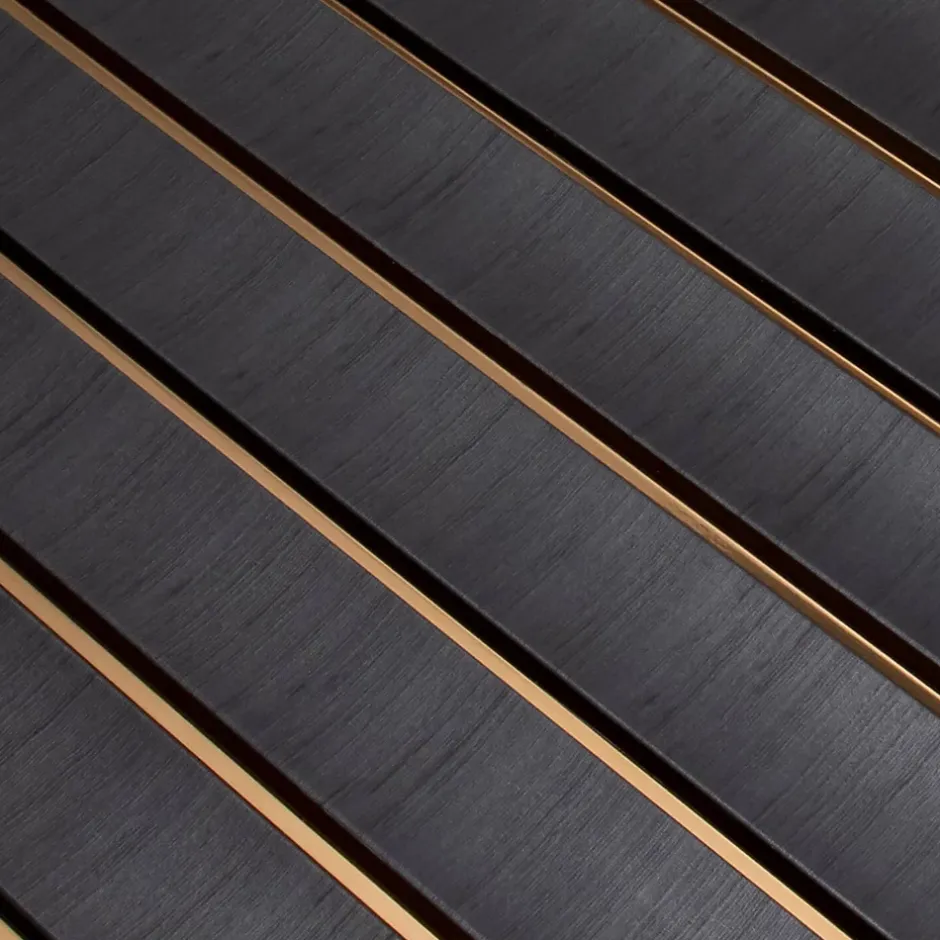 Lamelio Panneau Mural Décoratif - Anthracite- effet tissus