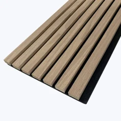 Panneau Mural Décoratif (effet tasseaux) - Coloris Bois Naturel-Lamelio New