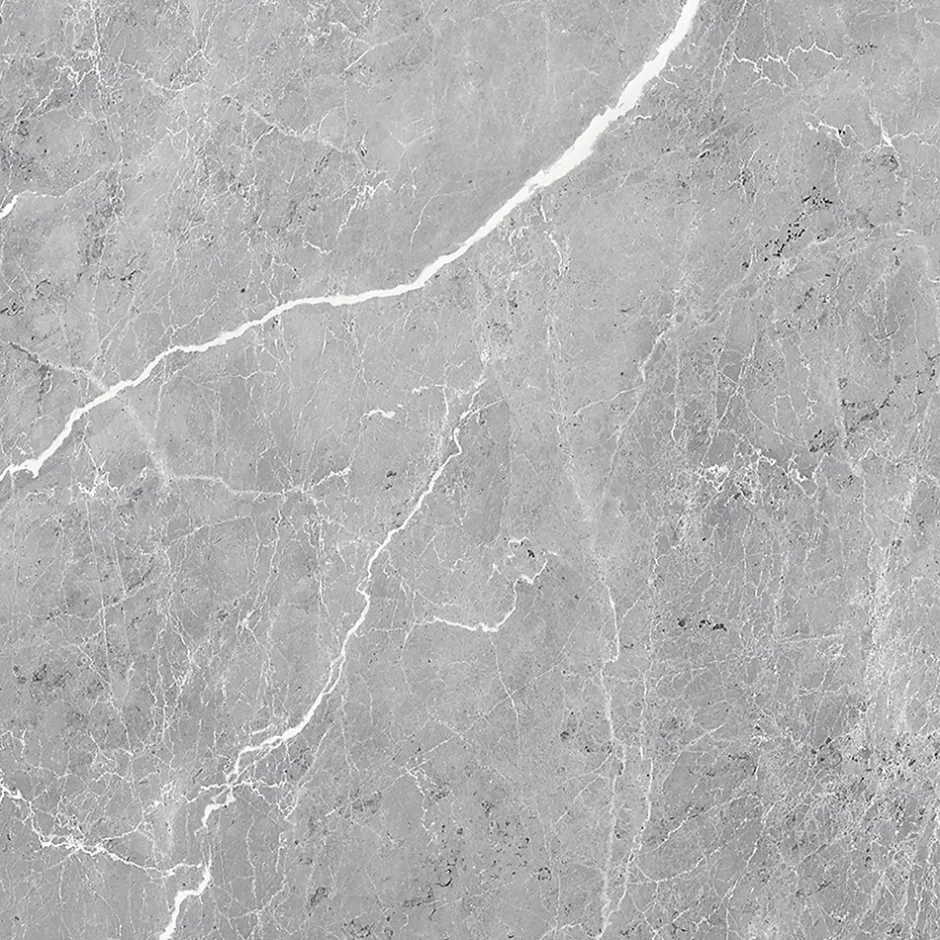 Panneau mural de salle de bain l.100 x H.255 cm, marbre gris, DécoDesign-Schulte New