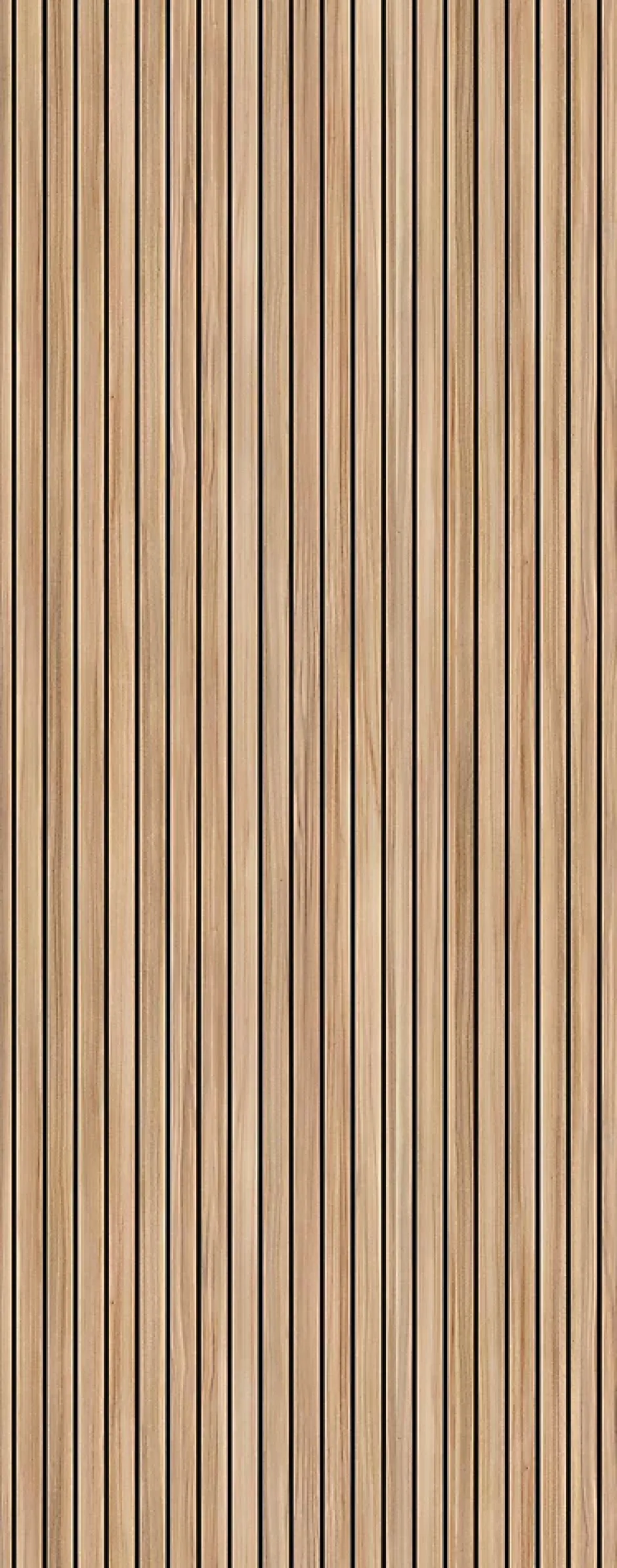 Schulte Panneau mural de salle de bains l.100 x H.255 cm, effet tasseaux bois chêne vertical, DécoDesign Japandi