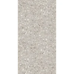 Schulte Panneau mural de salle de bains l.100 x H.255 cm, effet terrazzo greige, DécoDesign Softtouch