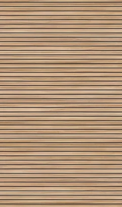 Schulte Panneau mural de salle de bains l.150 x H.255 cm, effet tasseaux bois chêne horizontal, DécoDesign Japandi