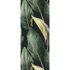 Schulte Panneau mural de salle de bains l.100 x H.255 cm, motifs feuilles bananier, DecoDesign