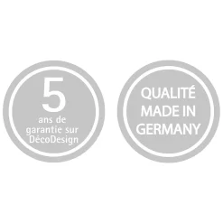 Schulte Panneau mural de salle de bains l.100 x H.210 cm, effet brique industrielle rouge, Décodesign vendu par 2