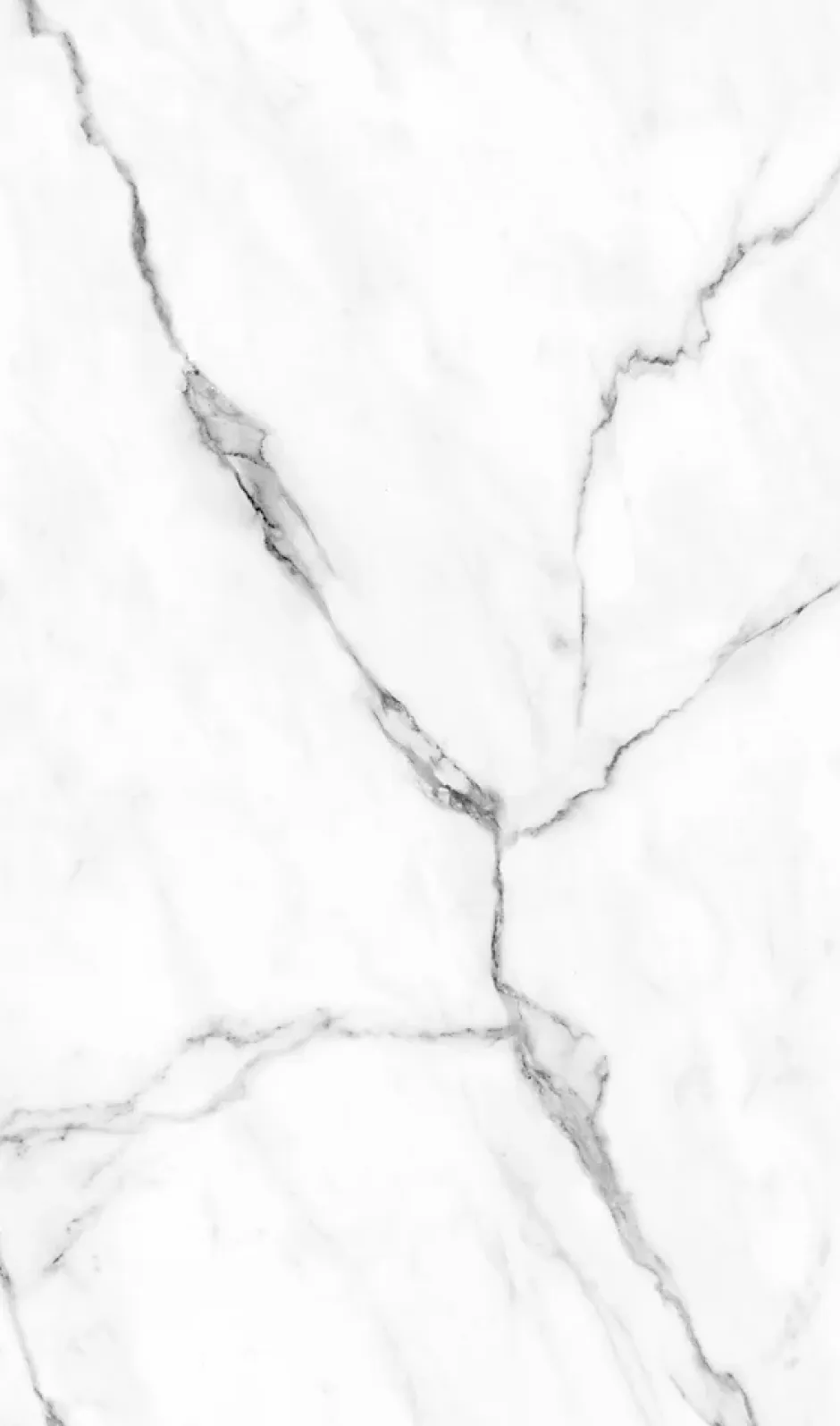 Panneau mural de salle de bains l.100 x H.255 cm, effet marbre de Carrare blanc mat, DécoDesign Softtouch-Schulte Online