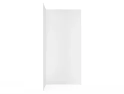 Schulte Panneau mural de salle de bains l.100 x H.210 cm, blanc effet structuré, Décodesign vendu par 2