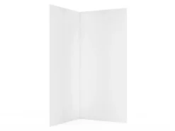 Schulte Panneau mural de salle de bains l.100 x H.210 cm, blanc effet structuré, Décodesign vendu par 2