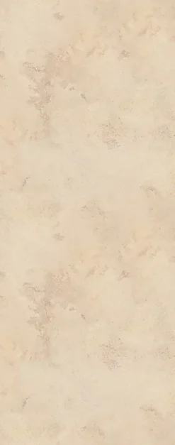 Panneau mural de salle de bains l.100 x H.255 cm, effet travertin beige, Décodesign vendu par 2-Schulte New