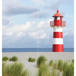 Schulte Panneau mural de salle de bains l.90 x H.210 cm, phare en angle, Décodesign photo vendu par 2