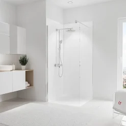 Schulte Panneau mural de salle de bains l.90 x H.210 cm, blanc, Décodesign couleur vendu par 2