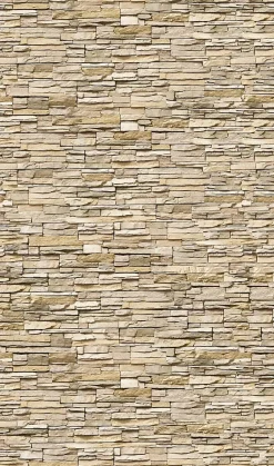 Schulte Panneau mural de salle de bains l.150 x H.255 cm, effet parement pierre beige, DécoDesign