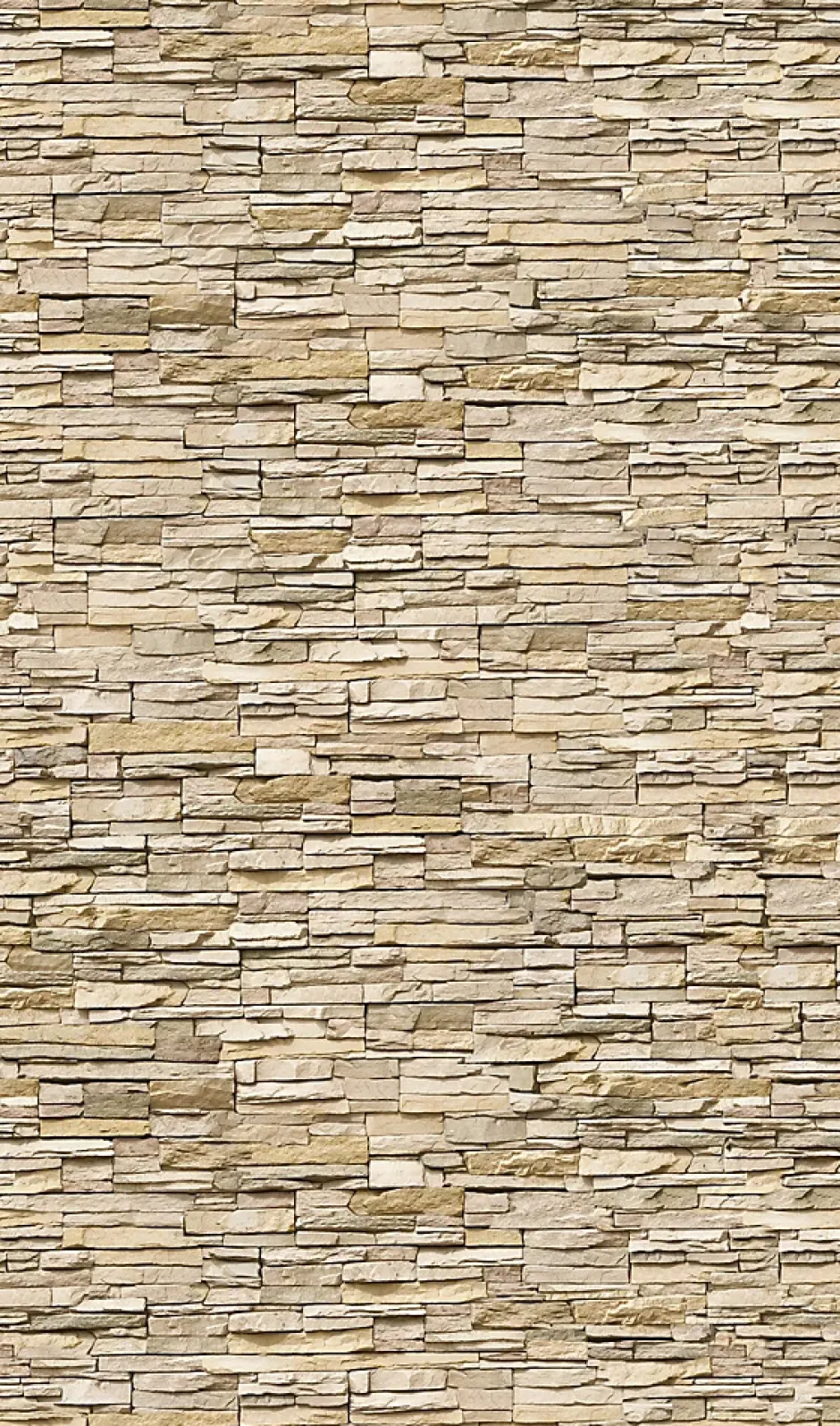 Schulte Panneau mural de salle de bains l.150 x H.255 cm, effet parement pierre beige, DécoDesign