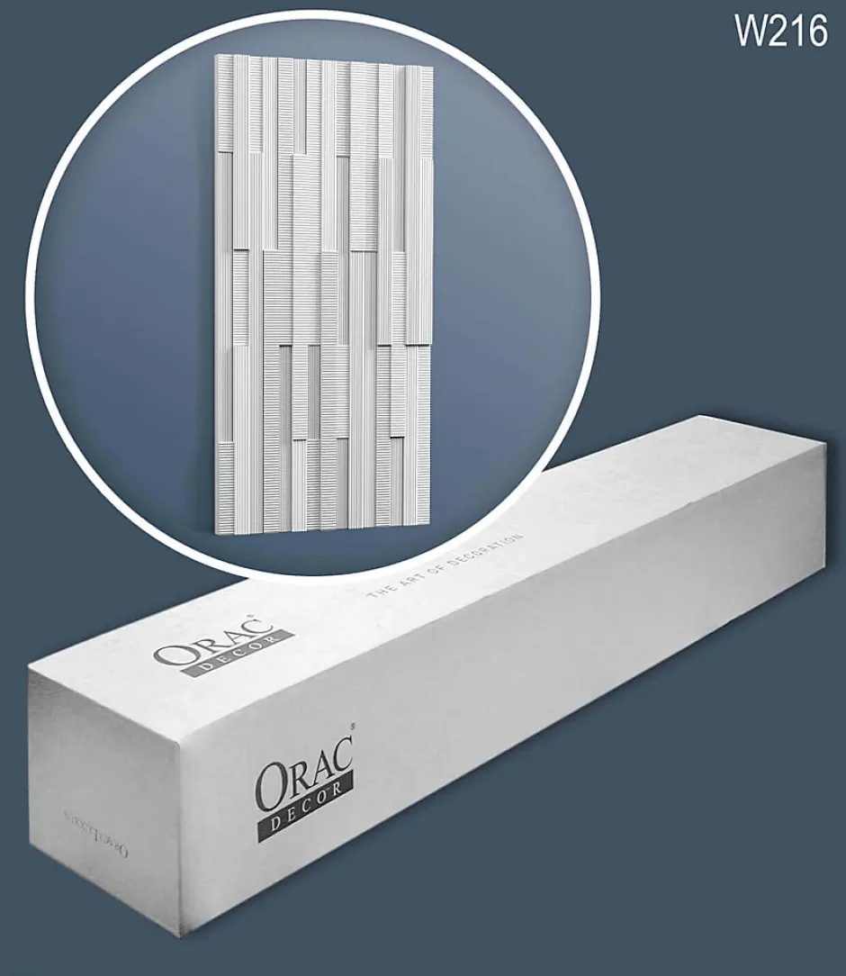 Orac Decor Panneau mural design fragmenté - - L200xp1.6xH25cm - Carton complet 8 panneaux - W216