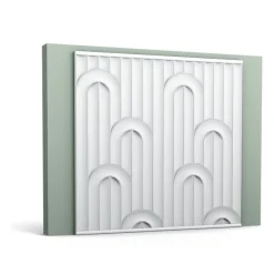 Orac Decor Panneau mural motif Art Déco - - L200xp1.2xH25cm - Carton complet 10 panneaux - W212