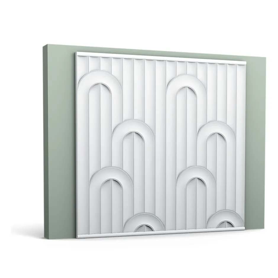 Panneau mural motif Art Déco - - L200xp1.2xH25cm - Carton 8 panneaux - W212-Orac Decor New