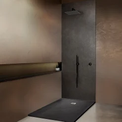 Onbath'S Panneau mural pour salle de bain en pierre naturelle roche de mer 260x120 cm Epaisseur 3mm recoupable et percable