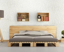 Innovera Decor Panneau mural PVC 3D Ledge blanc 61 x 61 cm