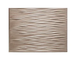 Panneau mural PVC 3D Wilderness argent 47 x 61,7 cm-Innovera Decor Best