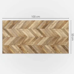 Panneau Mural PVC 100x50 cm Motif Floral En Arrière-Plan 1 pièce-Wallfluent Online