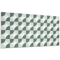 Wallfluent Panneau Mural PVC 100x50 cm Mosaïque Rectangulaire 1 pièce