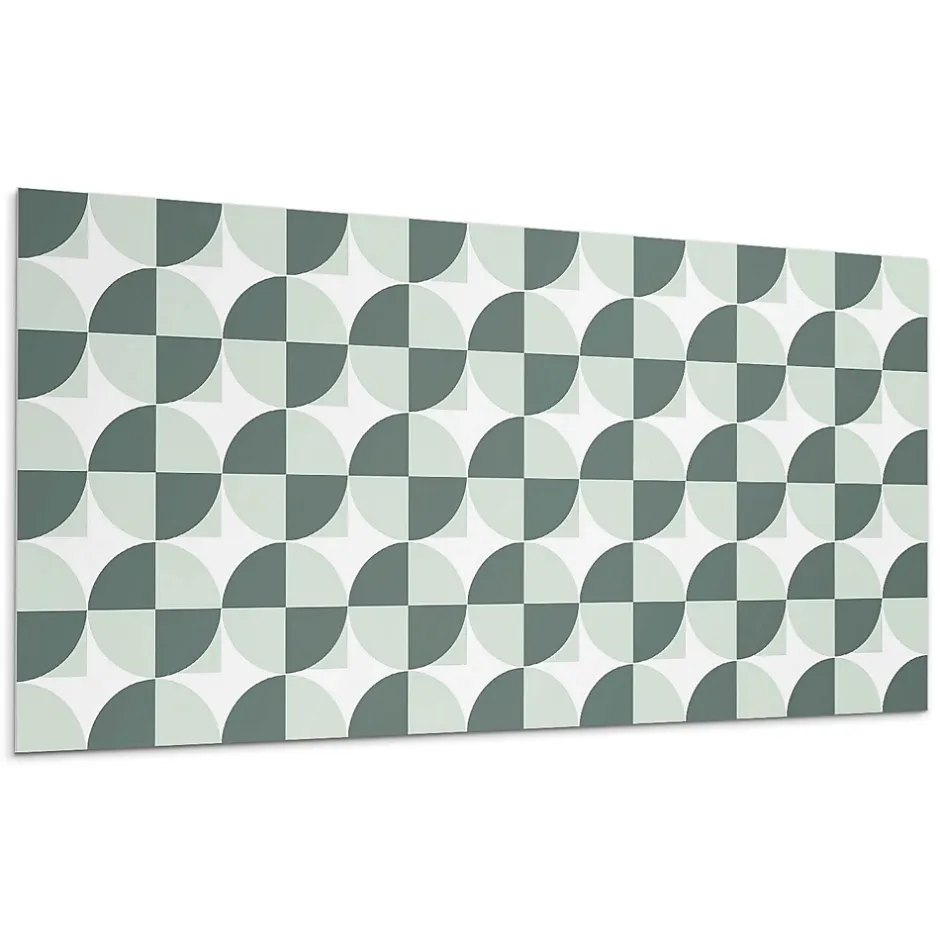 Wallfluent Panneau Mural PVC 100x50 cm Mosaïque Rectangulaire 1 pièce