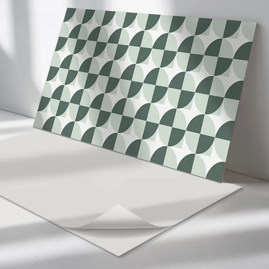 Wallfluent Panneau Mural PVC 100x50 cm Mosaïque Rectangulaire 1 pièce