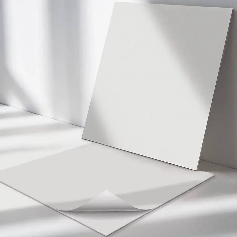 Wallfluent Panneau Mural PVC 120x60 cm Couleur Grise 1 pièce