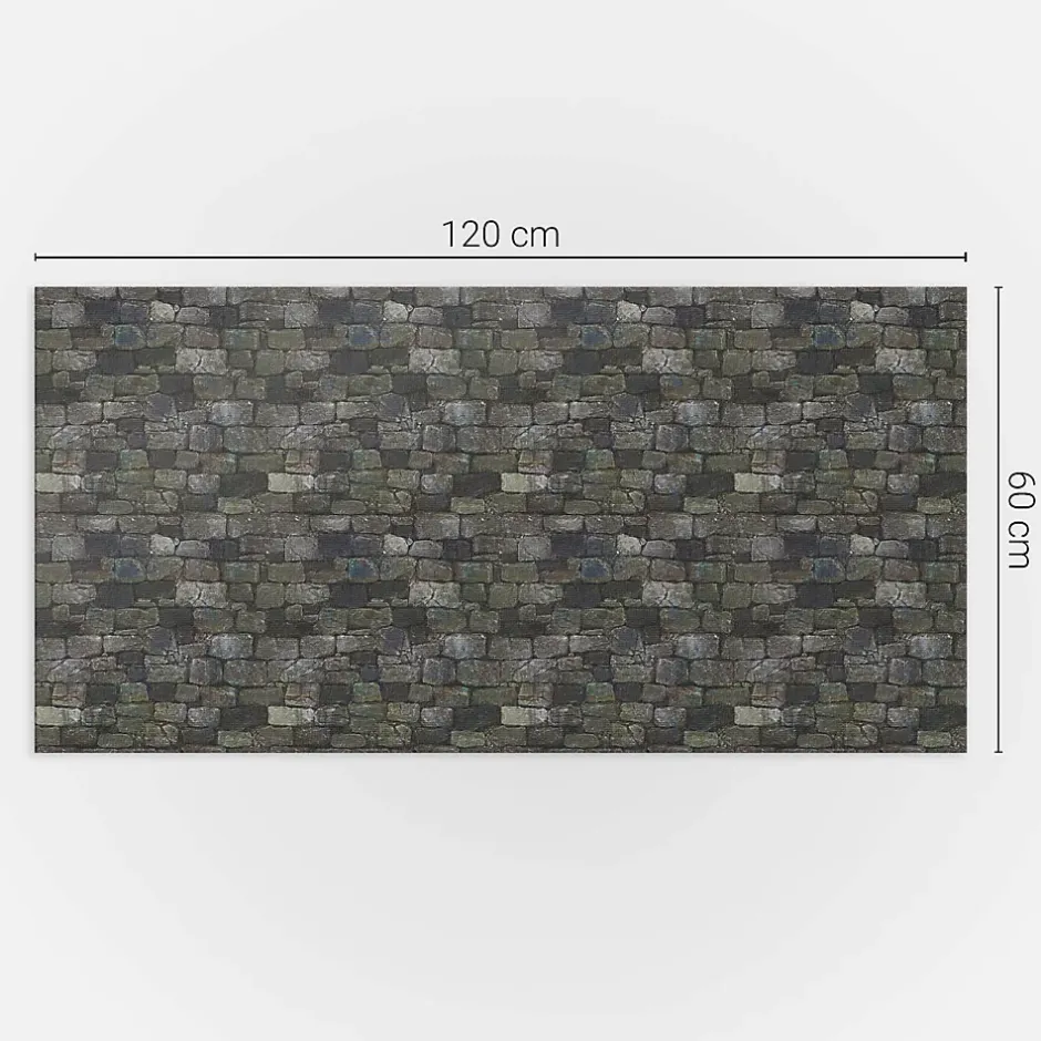 Wallfluent Panneau Mural PVC 120x60 cm Motif Floral Végétal 1 pièce