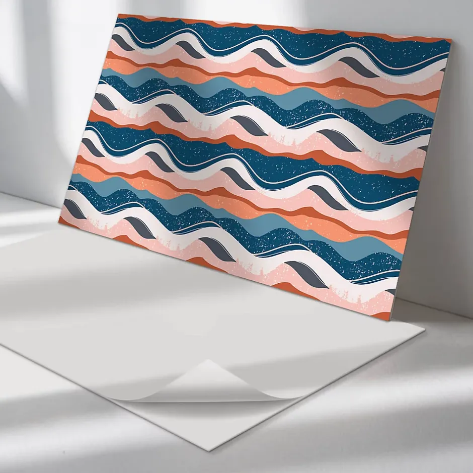 Wallfluent Panneau Mural PVC 100x50 cm Motif Géométrique En Losange 1 pièce