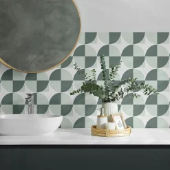 Panneau Mural PVC 120x60 cm Mosaïque Rectangulaire 1 pièce-Wallfluent Best