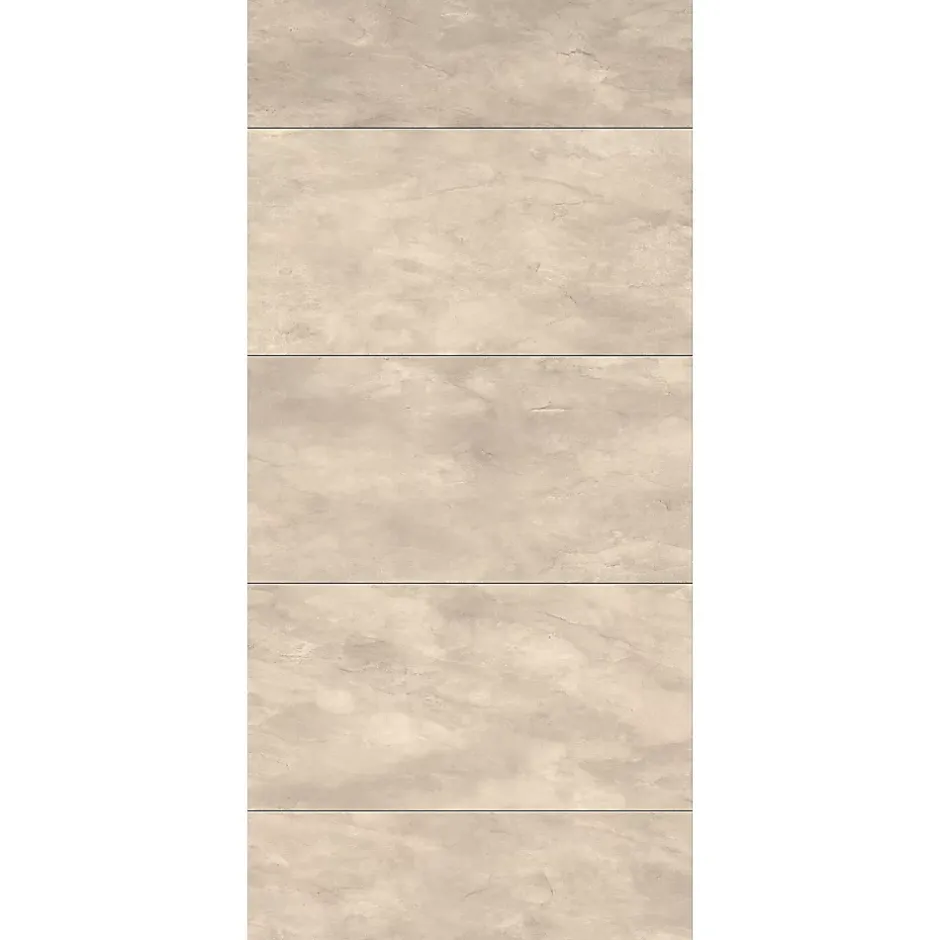 Panneau mural salle de bains beige Castello l.100 x H.210 cm, DécoDesign Décor-Schulte Outlet