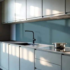 Wallfluent Panneau Mural TV 100x50 cm Motif Floral En Carreaux 1 pièce