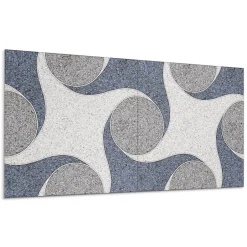 Wallfluent Panneau Mural TV 120x60 cm Motifs Élégants 1 pièce