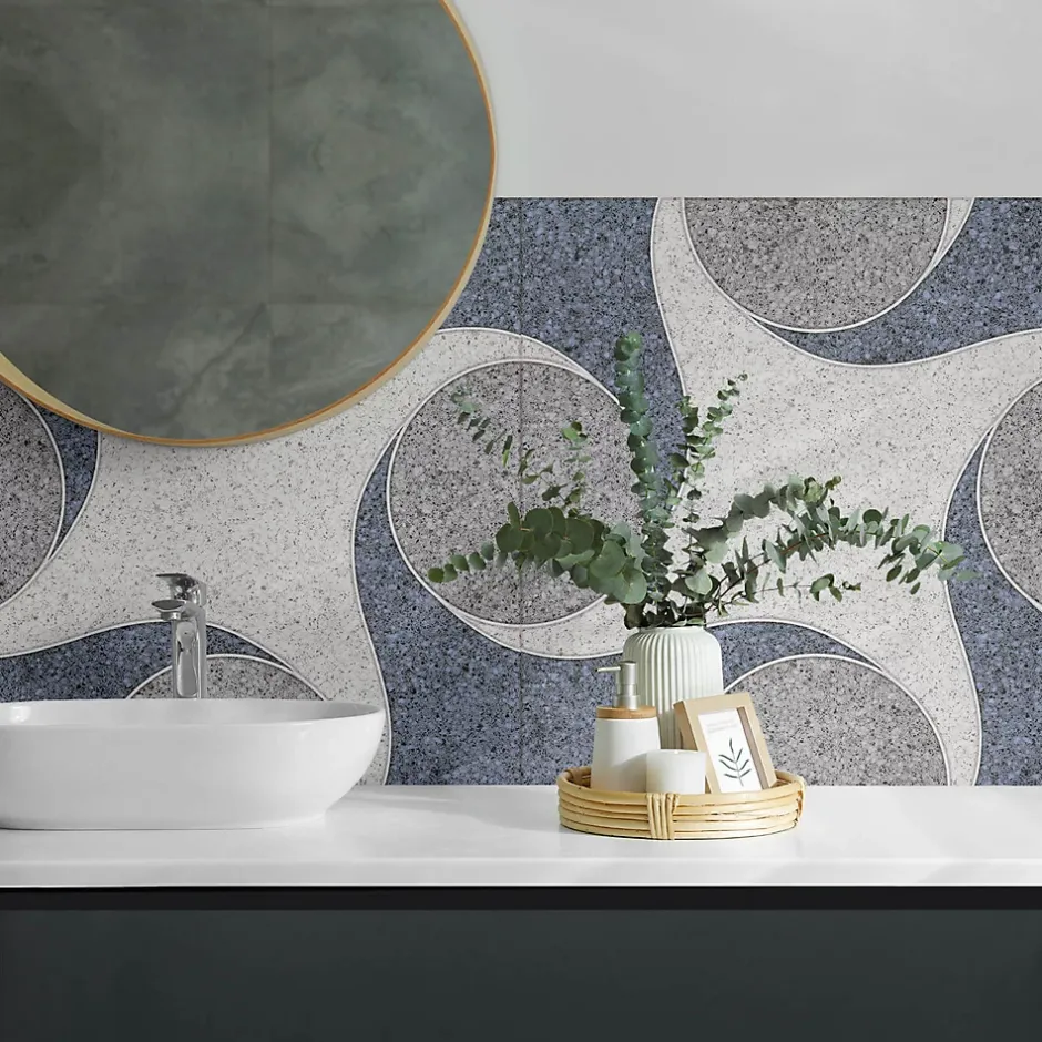 Wallfluent Panneau Mural TV 120x60 cm Motifs Élégants 1 pièce