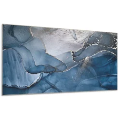 Panneau Mural TV 100x50 cm Motif Floral Avec Des Oiseaux 1 pièce-Wallfluent Best