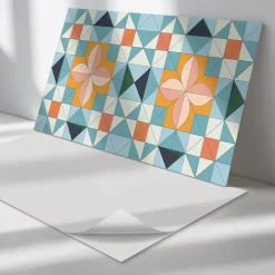 Panneau Mural TV 100x50 cm Géométrie Des Formes 1 pièce-Wallfluent Online