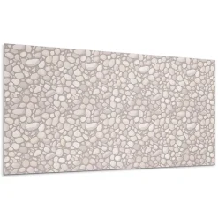 Panneau Mural TV 120x60 cm Texture De Mur En Pierre 1 pièce-Wallfluent New