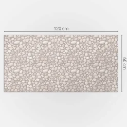 Panneau Mural TV 120x60 cm Texture De Mur En Pierre 1 pièce-Wallfluent New