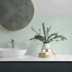 Panneau Mural 120x60 cm Motifs En Mosaïque Géométrique 1 pièce-Wallfluent Discount