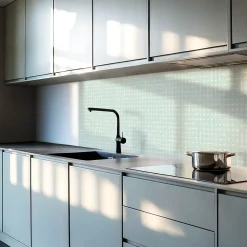 Wallfluent Panneau Mural 50x50 cm Géométrie Des Lignes Et Des Croix 4 pièces