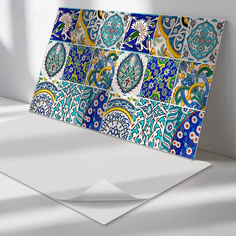 Wallfluent Panneau Mural 120x60 cm Mosaïque De Pierre Veinée 1 pièce